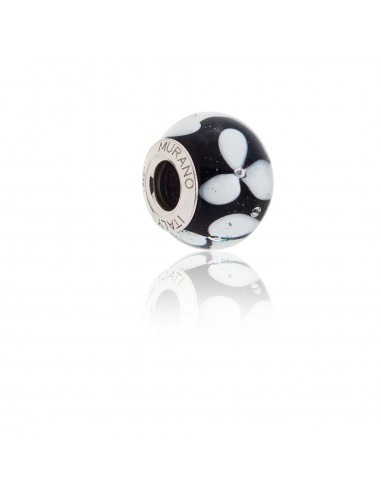 Bead in vetro di Murano e argento 925 compatibile Braccialetti Pandora V726 Surf Hawaii