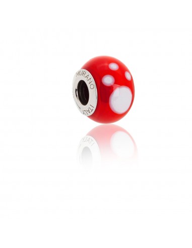 Bead in vetro di Murano e argento 925 compatibile Braccialetti Pandora V750 Zampa