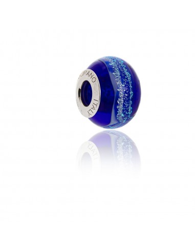 Bead in vetro di Murano e argento 925 compatibile Braccialetti Pandora V860 Milky Way