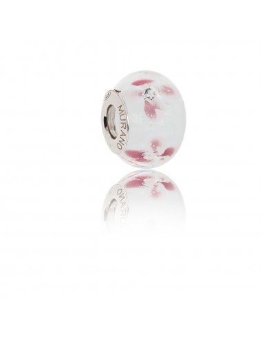 Bead in vetro di Murano e argento 925 compatibile Braccialetti Pandora V877 Fiori e...